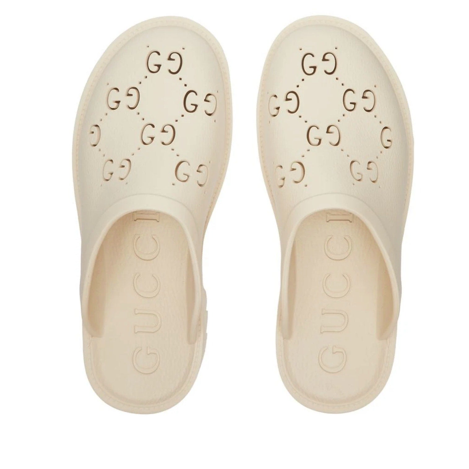 Gucci Authentic GG Perforated Crocs Slippers Gucci