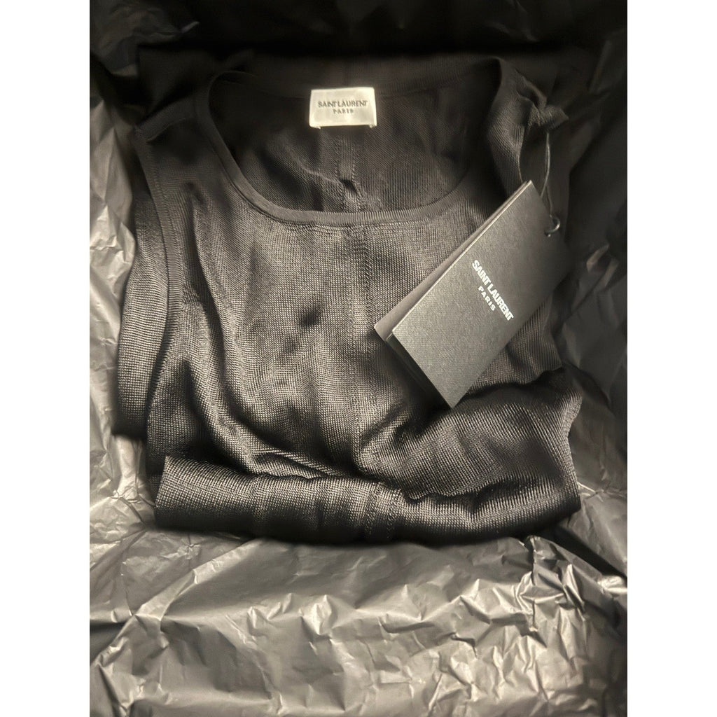 Title  SAINT LAURENT Jersey Maxi Dress – 100% Viscose, Made in France (Size S) Saint Laurent