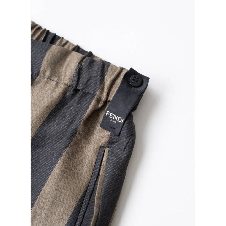 Authentic Fendi Stripe Silk Pajama Pants – IT 46 Fendi