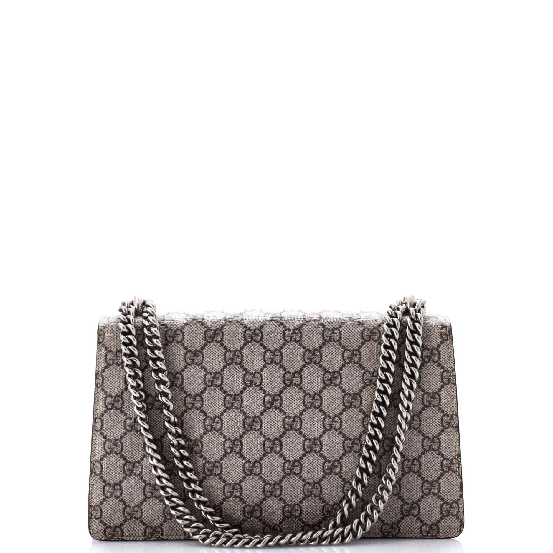 Gucci GG Supreme Dionysus Small Shoulder Bag with Suede Trim & Sequin Detail Gucci