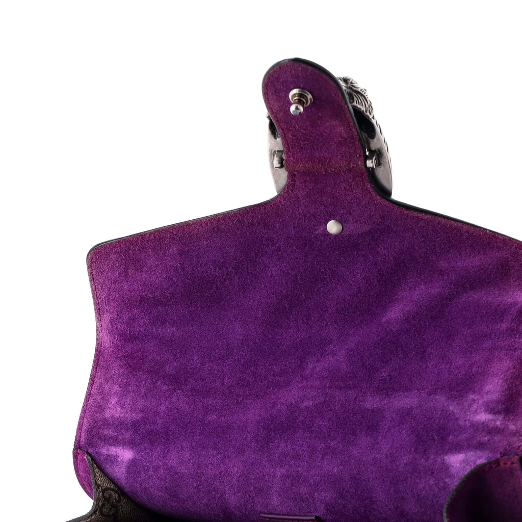 Gucci GG Supreme Dionysus Small Shoulder Bag with Suede Trim & Sequin Detail Gucci