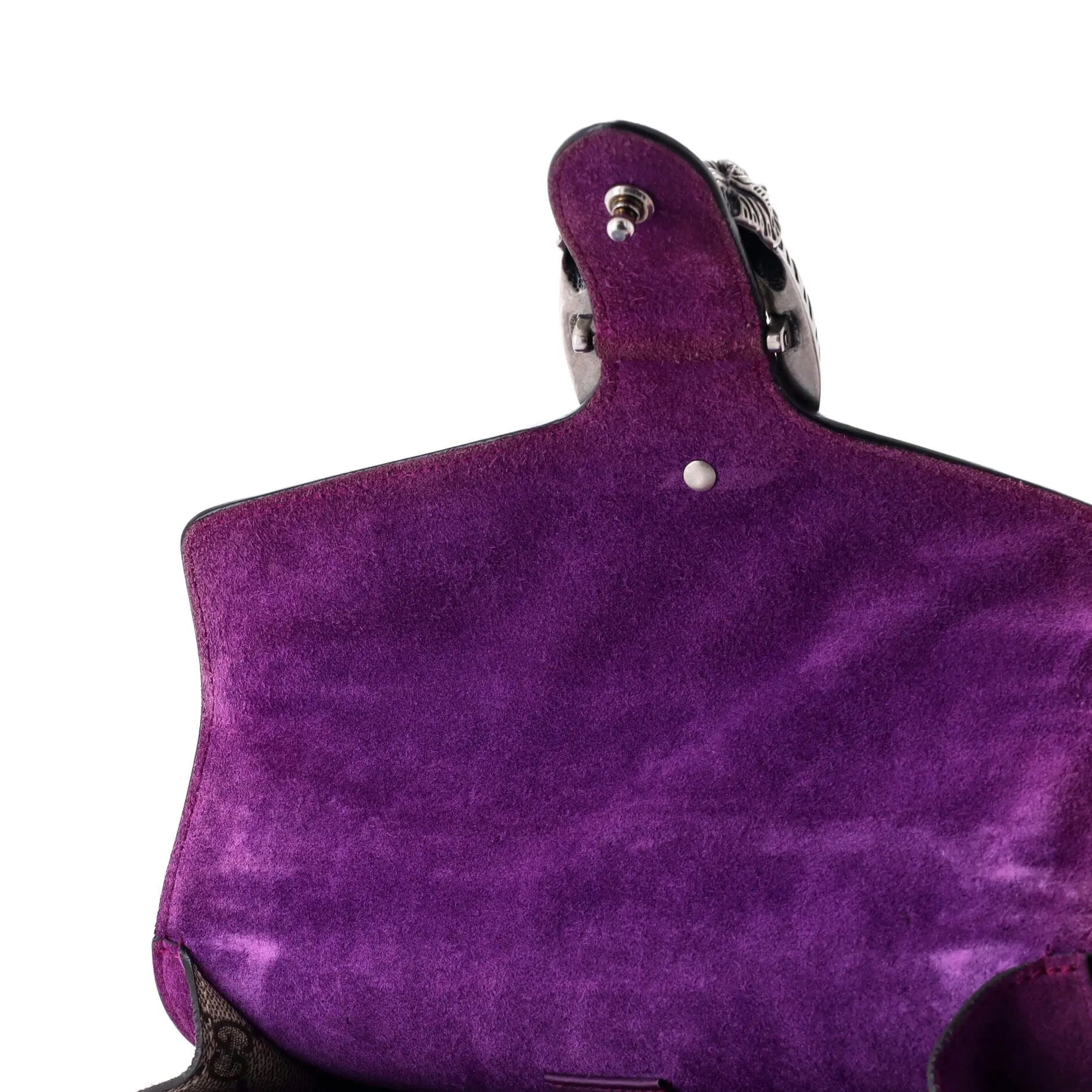 Gucci GG Supreme Dionysus Small Shoulder Bag with Suede Trim & Sequin Detail Gucci