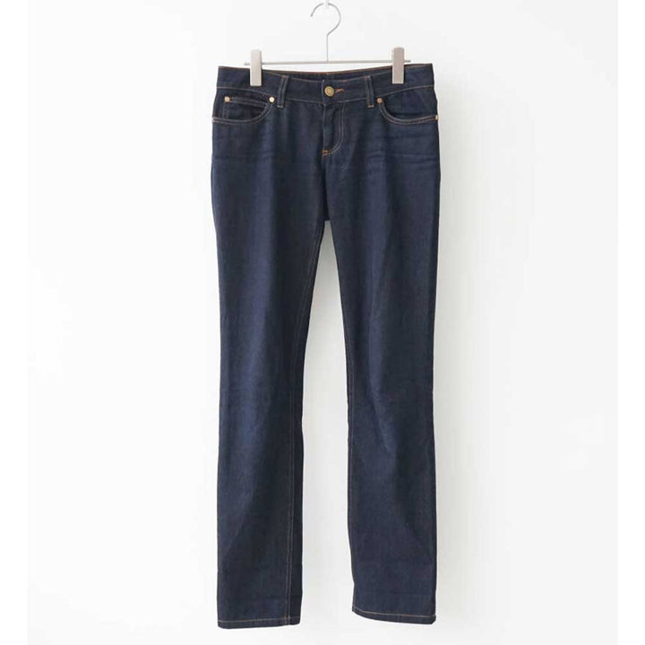 GUCCI Dark Denim Straight-Leg Jeans Pre-Owned