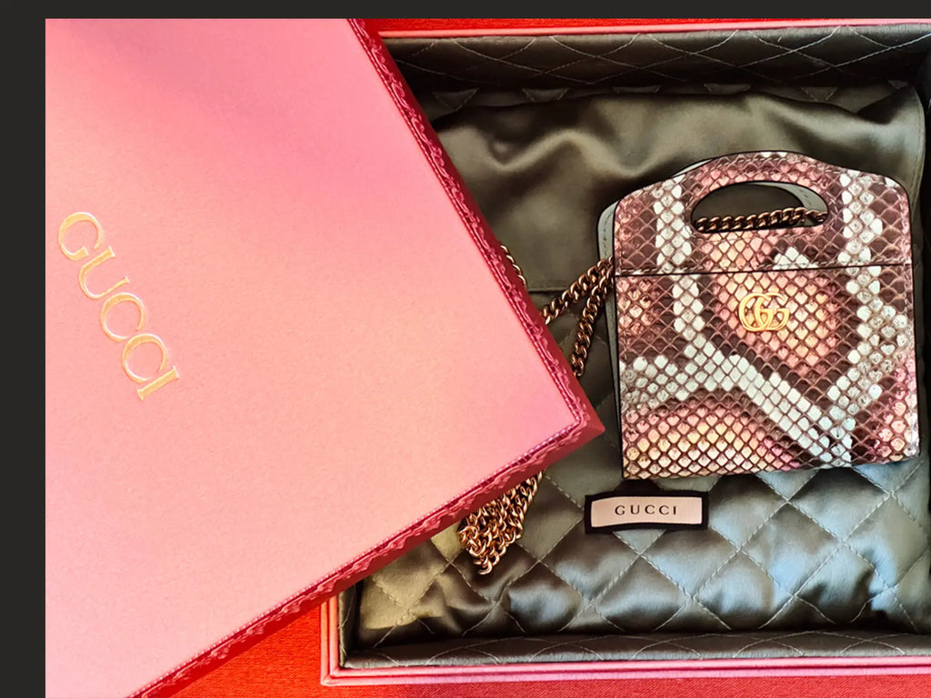 Gucci Double G Marmont Top Handle Card Case - Vault No9