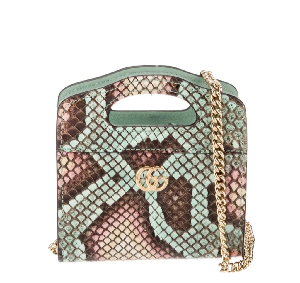 Gucci Double G Marmont Top Handle Card Case - Vault No9