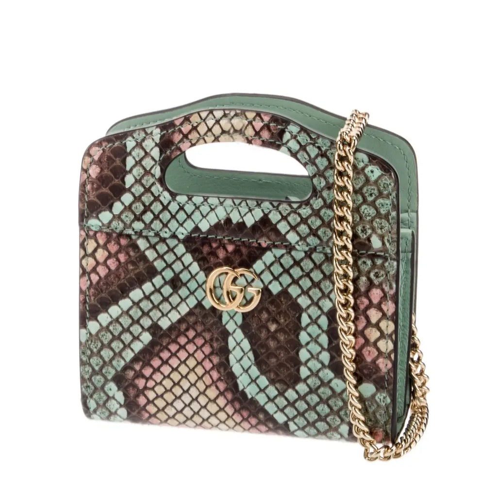 Gucci Double G Marmont Top Handle Card Case - Vault No9