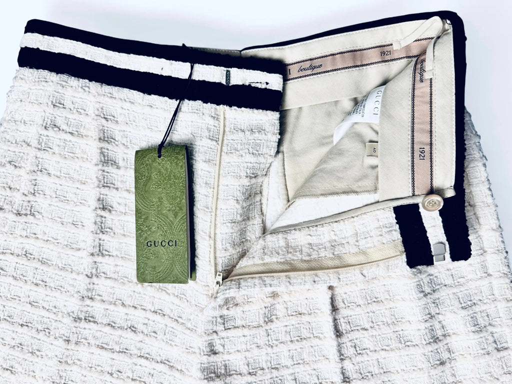 Gucci waffle-effect textured shorts - Vault No9