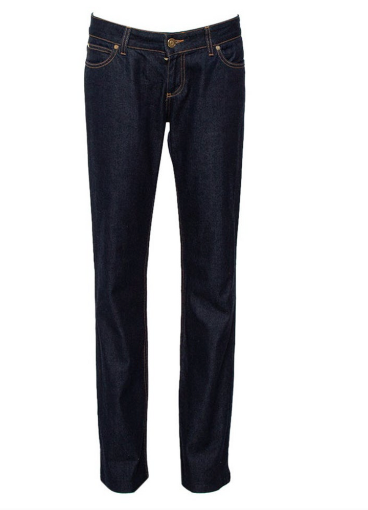 GUCCI Dark Denim Straight-Leg Jeans Pre-Owned