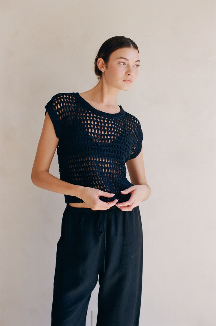 Summer Knit Linen Sweater