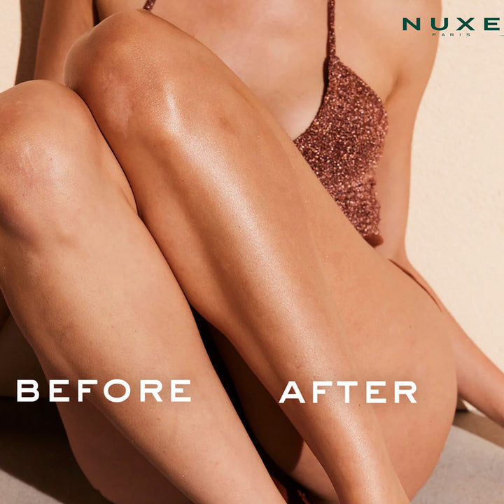 NUXE Huile Prodigieuse Shimmer Multi-Purpose Dry Oil - Luxurious Radiant Glow and Hydration for Face, Body & Hair
