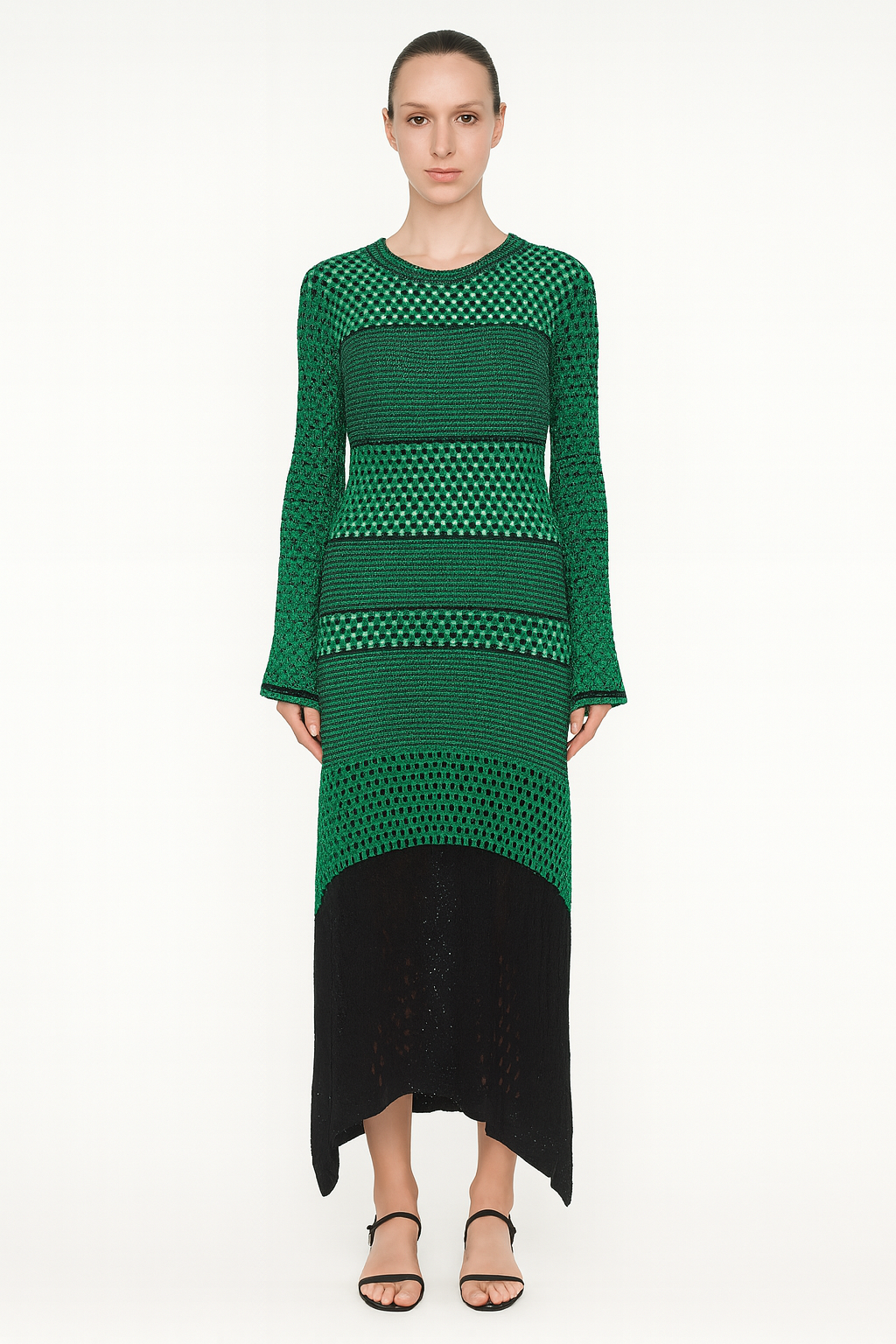 Proenza Schouler Resort 2016 Asymmetrical Crochet Knit Dress Proenza Schouler