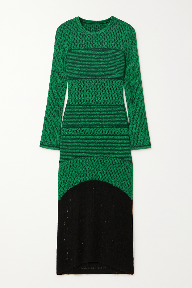Proenza Schouler Resort 2016 Asymmetrical Crochet Knit Dress Proenza Schouler
