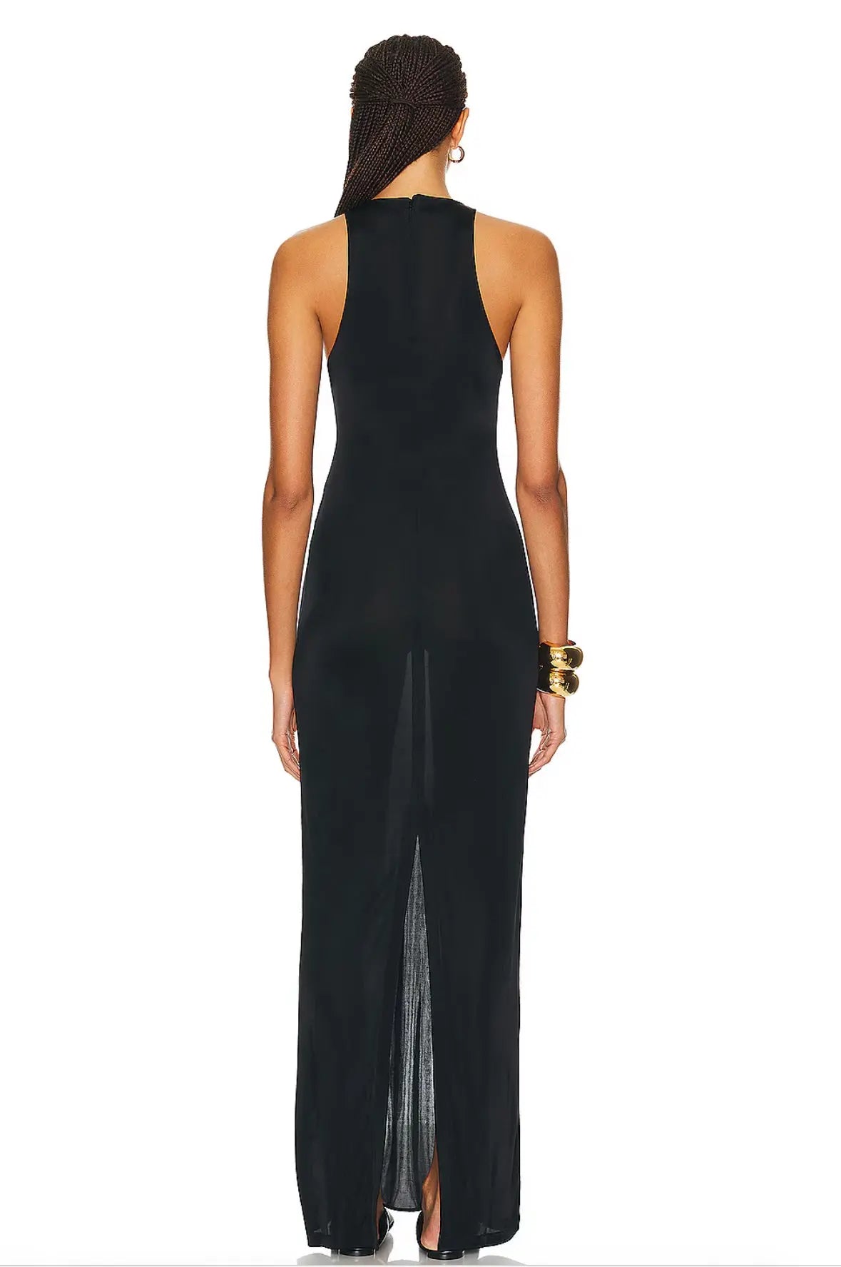 SAINT LAURENT jersey maxi dress - Vault No9