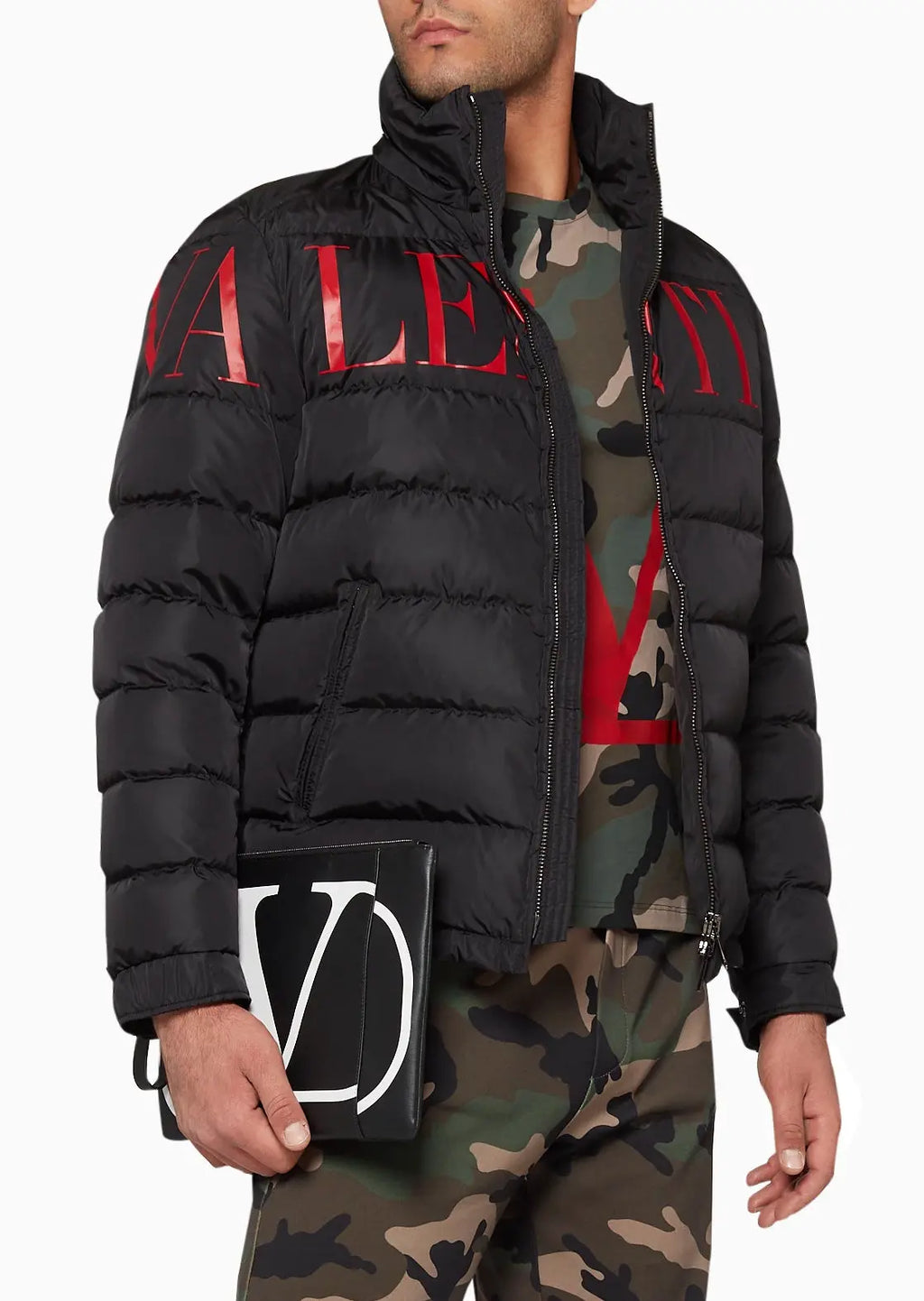 Valentino Garavani Bolso Leather Pouch Valentino Garavani