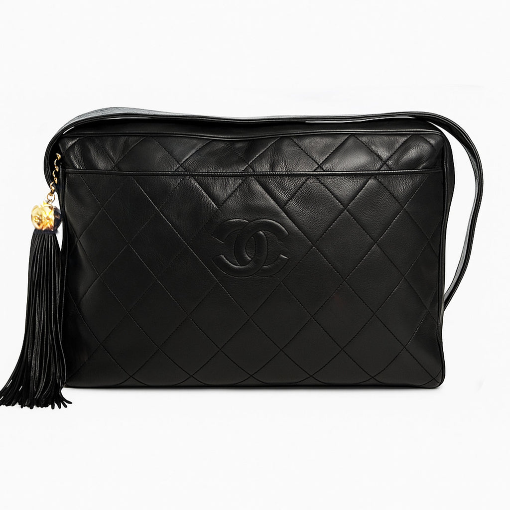 CHANEL  Quilted Large Lambskin Camera Bag Chanel