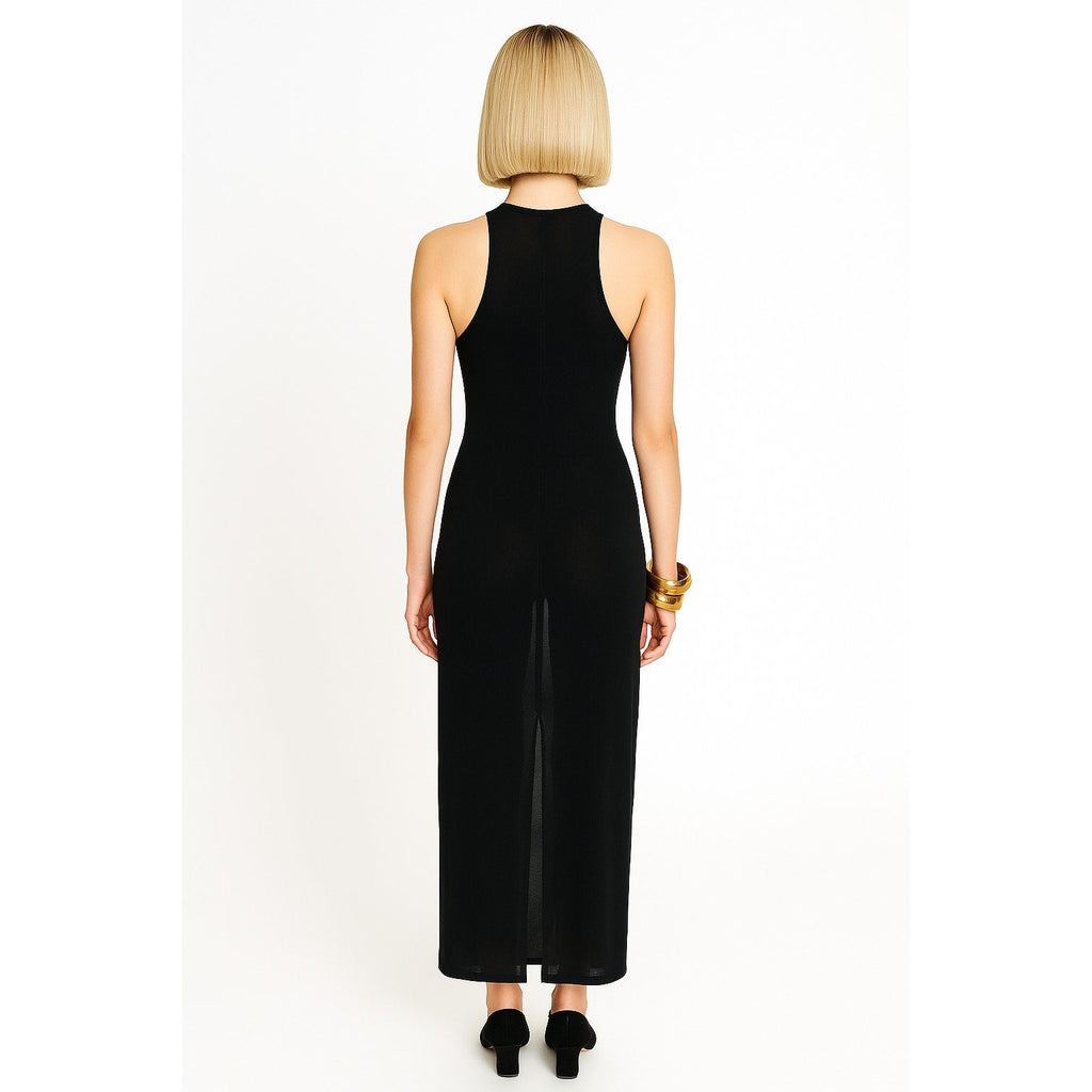 Title  SAINT LAURENT Jersey Maxi Dress – 100% Viscose, Made in France (Size S) Saint Laurent